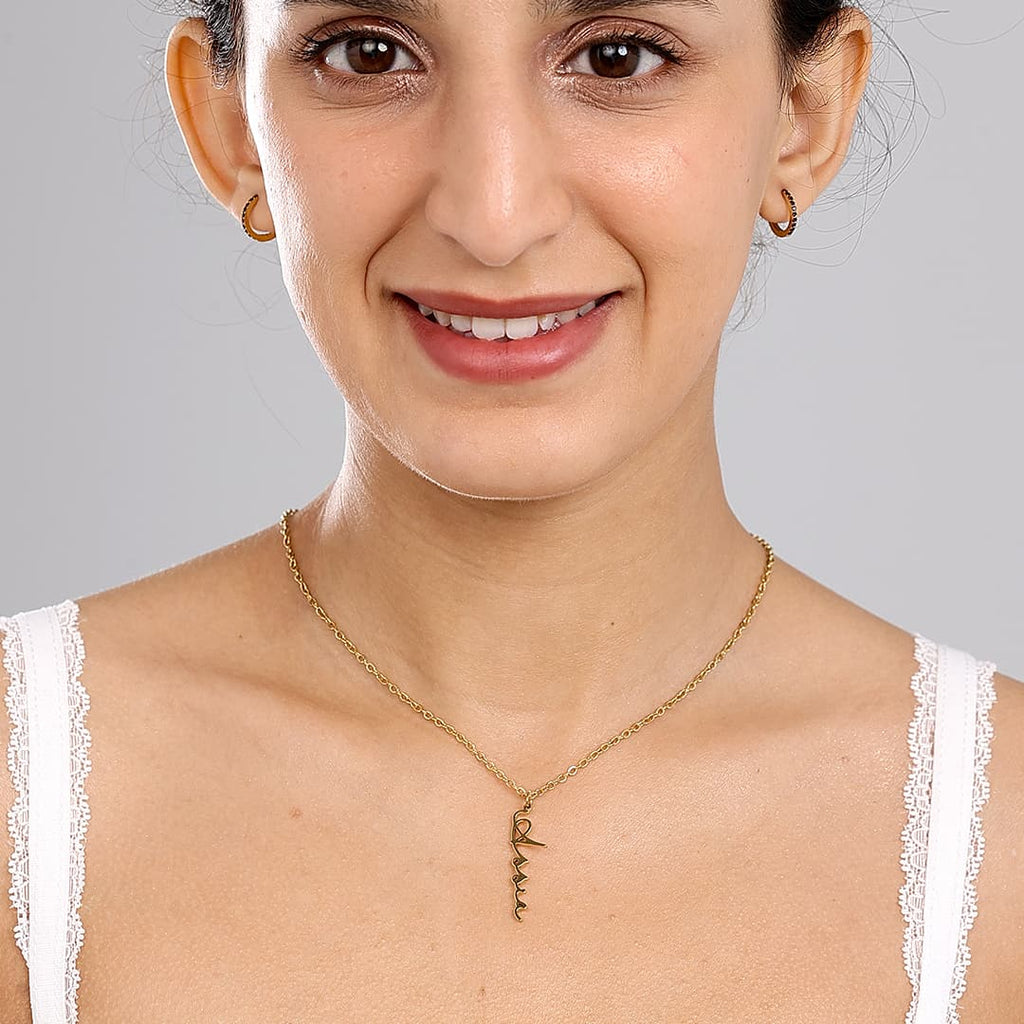 Gold Personalized Name Necklace