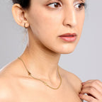 Gold Custom Twin Initial Necklace