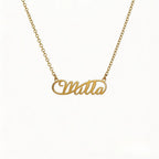 Gold Custom Infinity Name Necklace