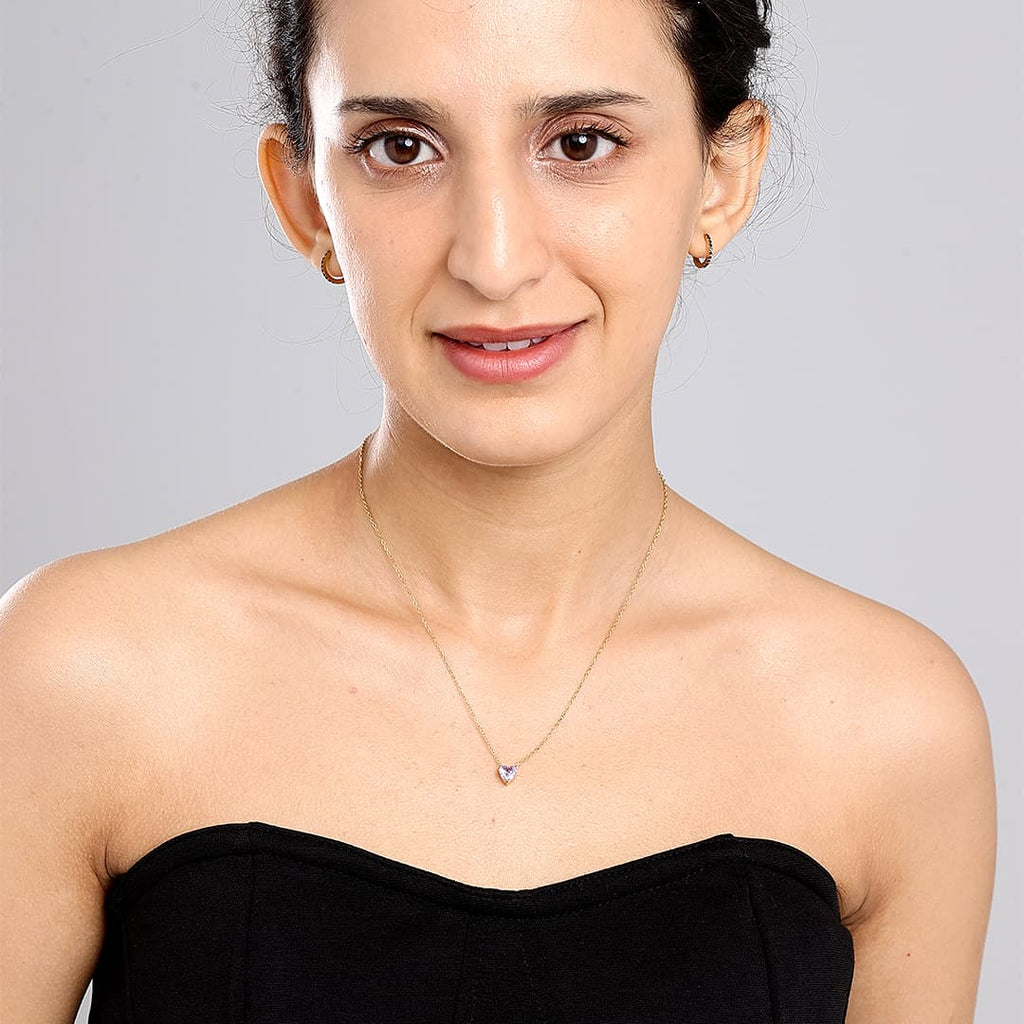 Gold Trueheart Birthstone Necklace