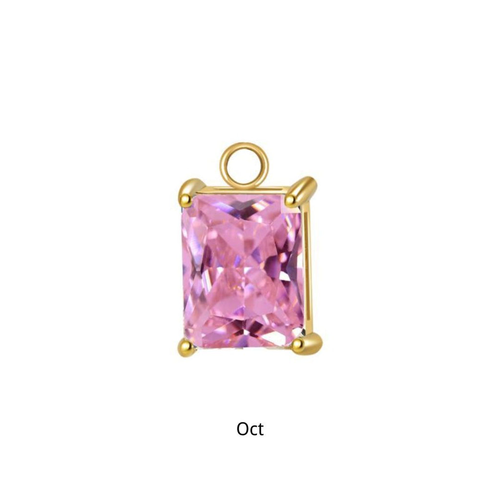 Gold Portia Birthstone Charm