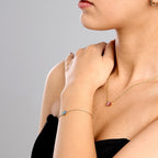 Gold Toi et Moi Birthstone Bracelet