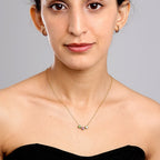 Gold Hannah Birthstone Necklace