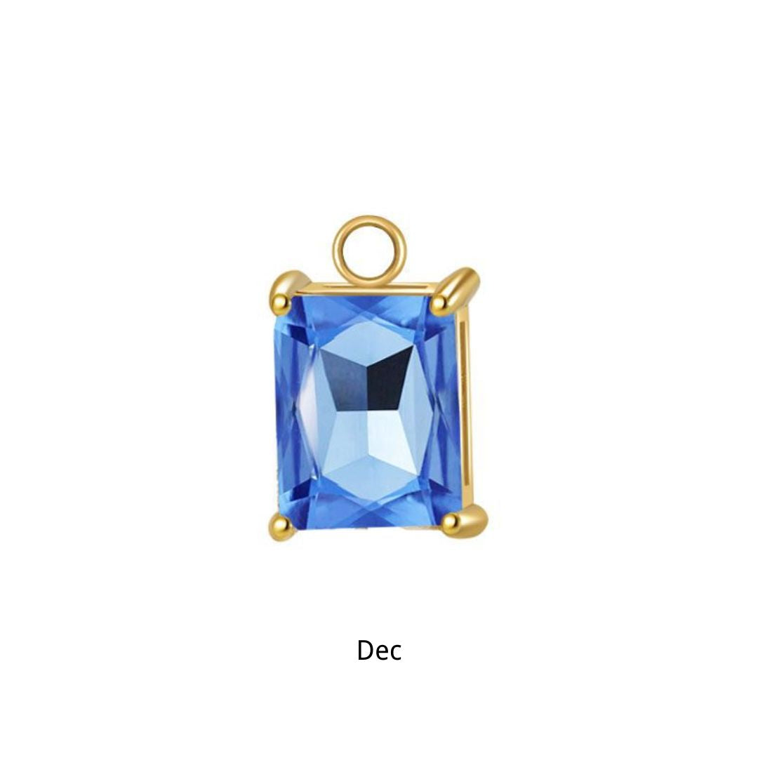 Gold Portia Birthstone Charm