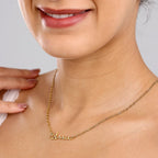 Gold Dainty Custom Name Necklace