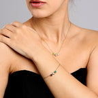 Gold Hannah Birthstone Bracelet