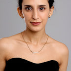 Gold Stella Birthstone Name Necklace