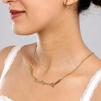Gold Dainty Custom Multi Name Necklace