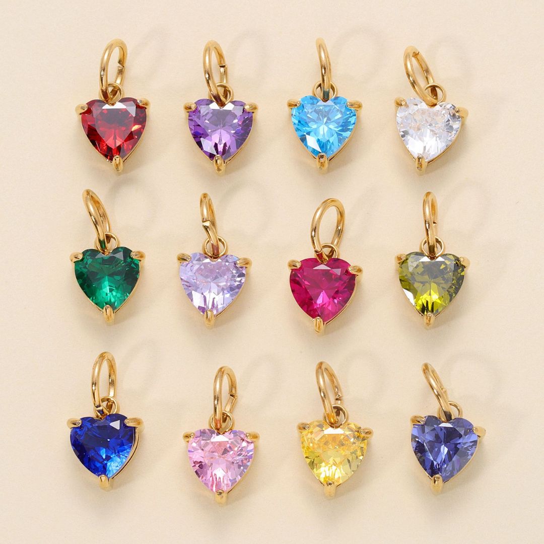 Gold Venus Birthstone Charm