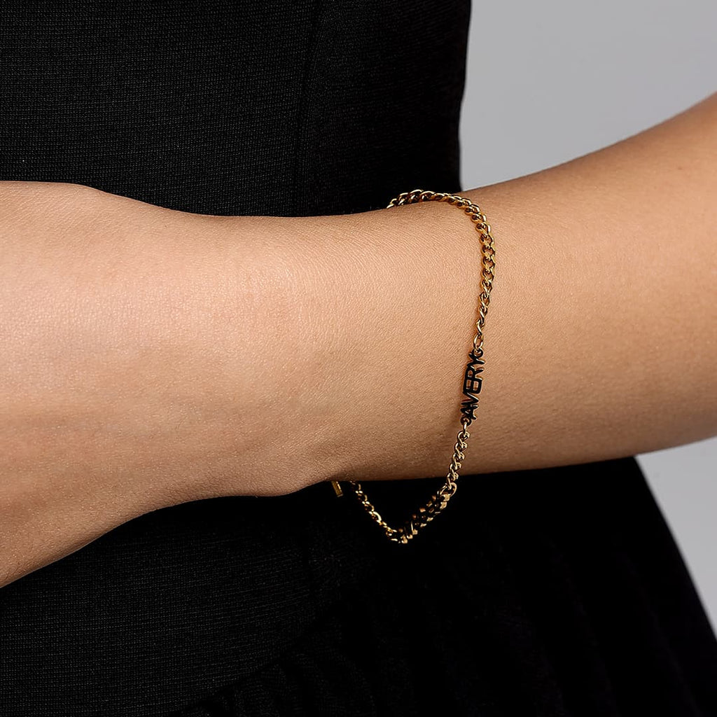 Gold Custom Multi Name Bracelet