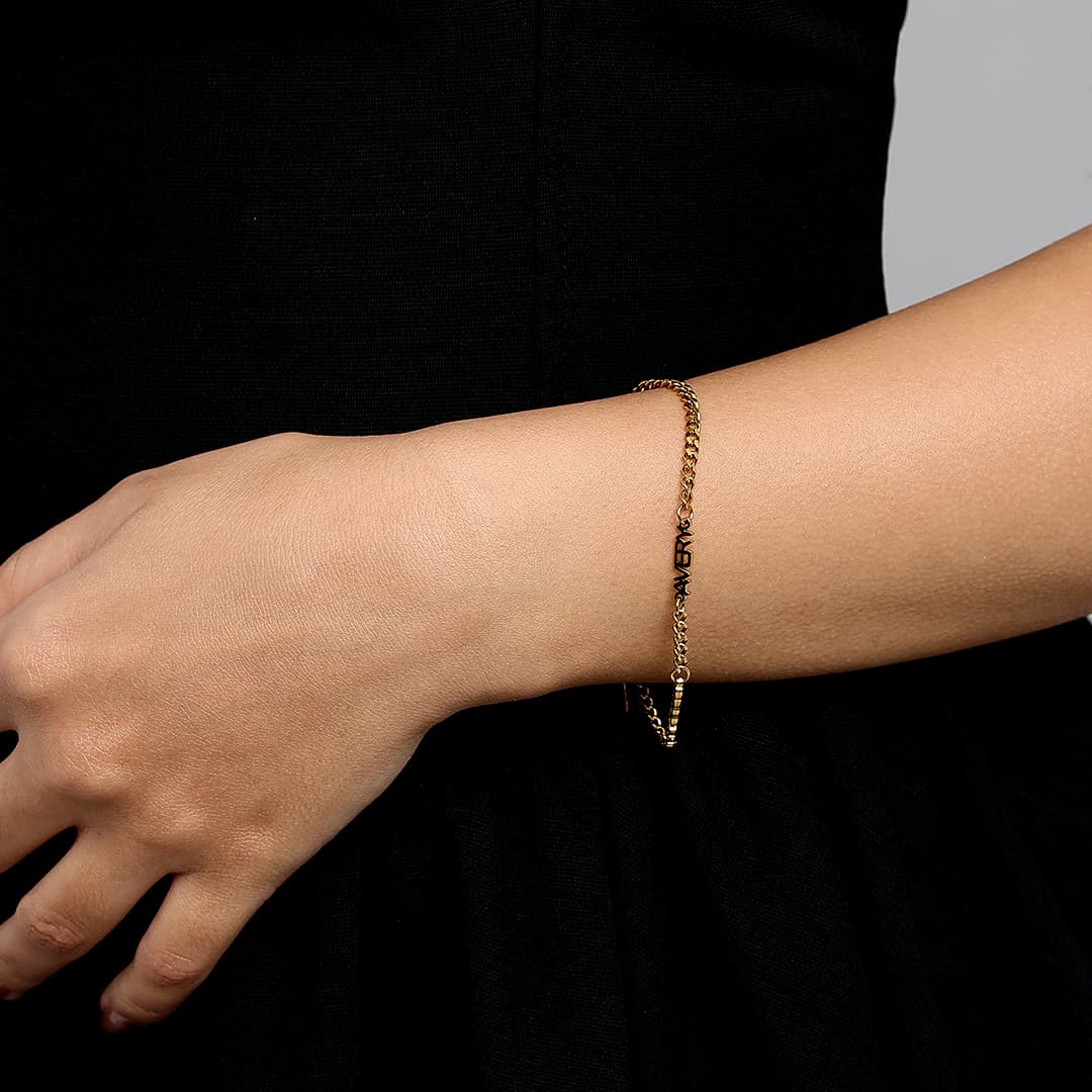 Gold Custom Multi Name Bracelet