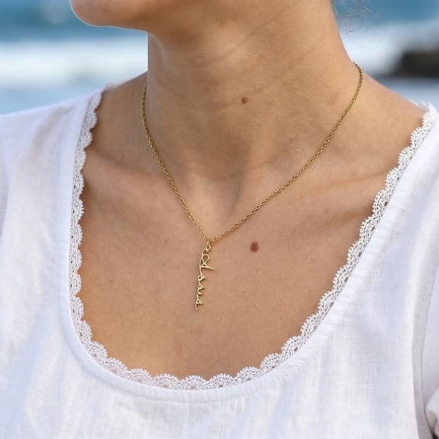 Gold Personalized Name Necklace
