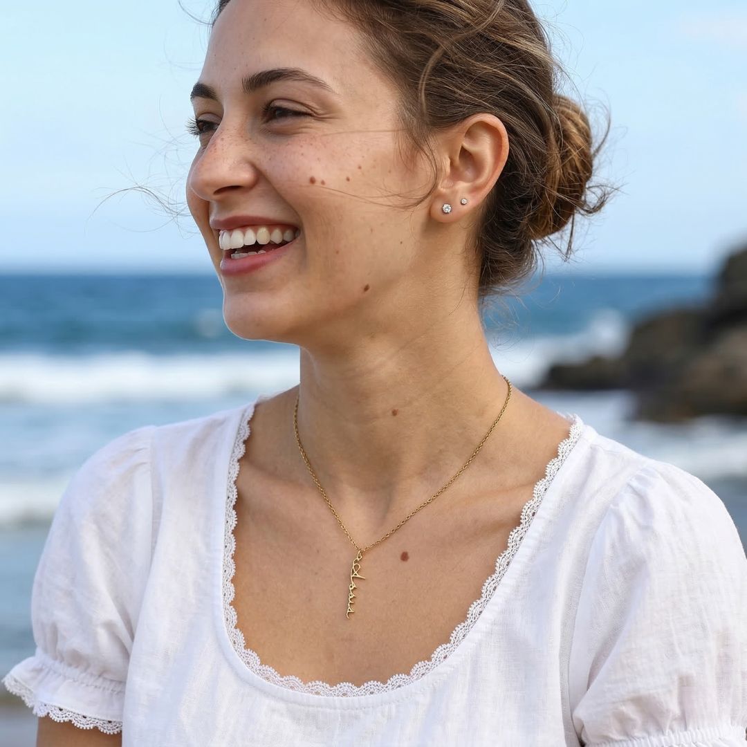 Gold Personalized Name Necklace