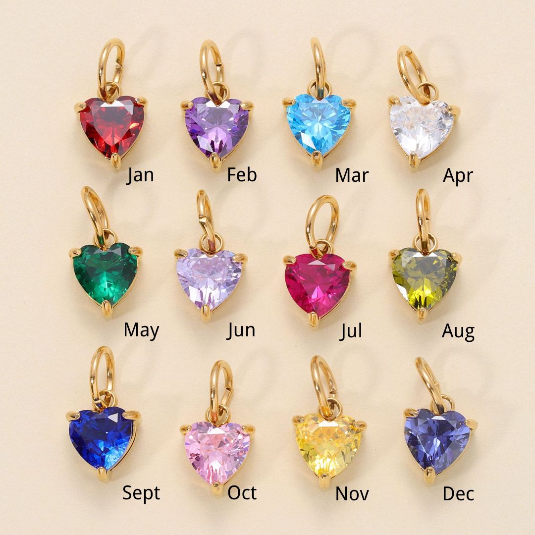 Gold Venus Birthstone Charm