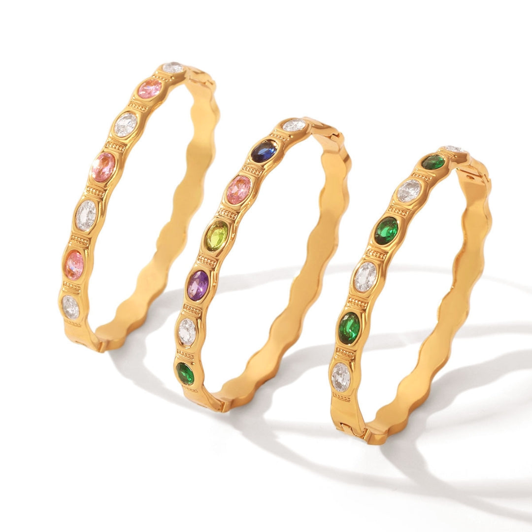 Gold Solara Bangle