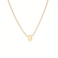 Gold Aria Initial Necklace