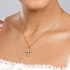 Gold Everyday Cross Necklace