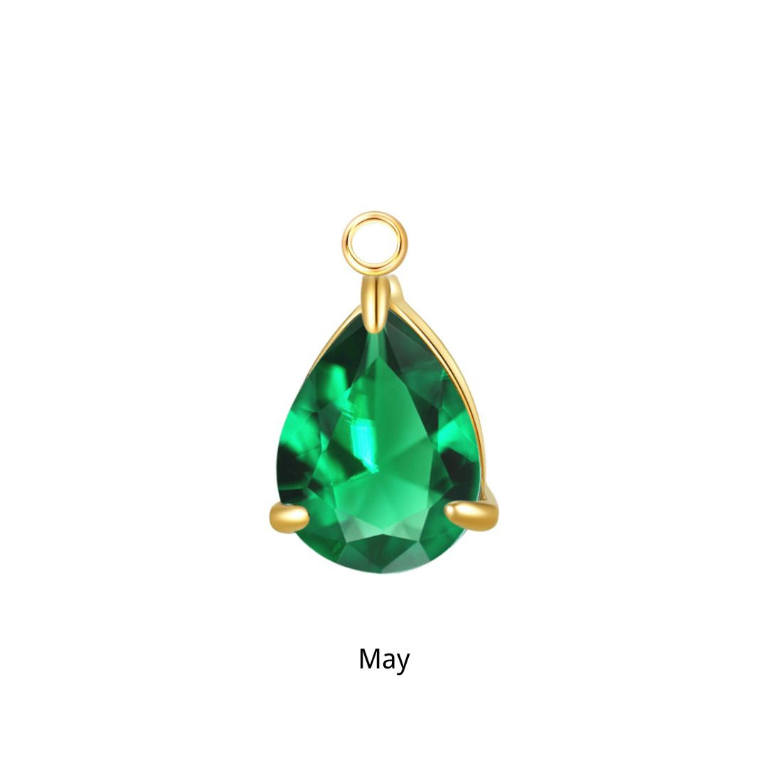 Gold Freya Birthstone Charm