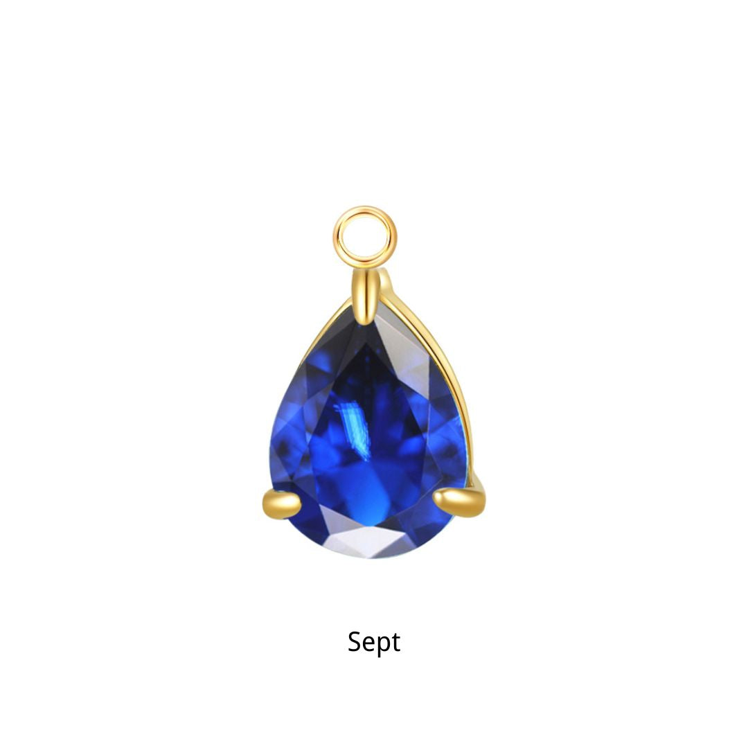 Gold Freya Birthstone Charm