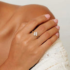 Gold Lucky Clover Ring