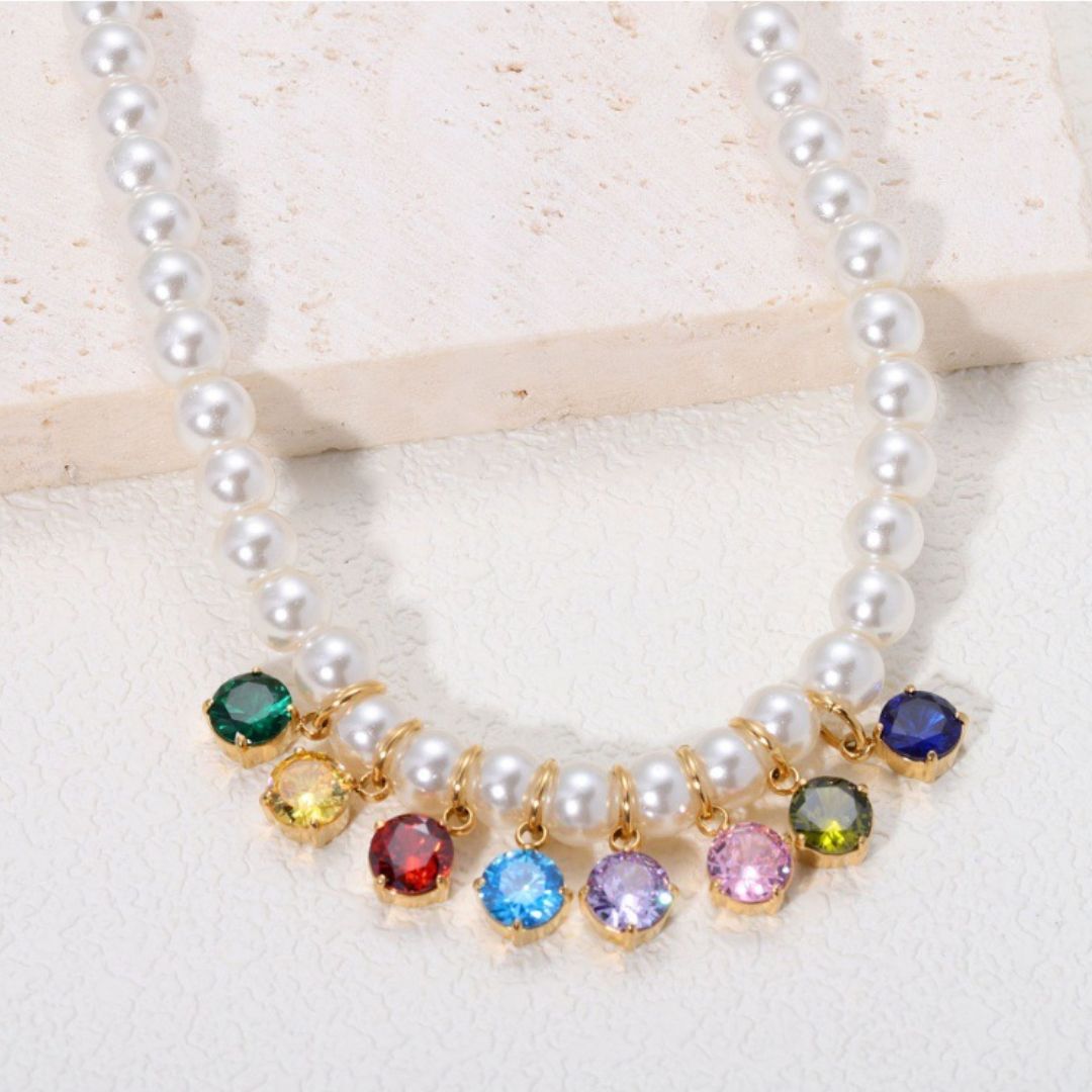 Gold Gaia Birthstone Charm