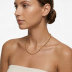 Gold Amour Hearts Chain Necklace