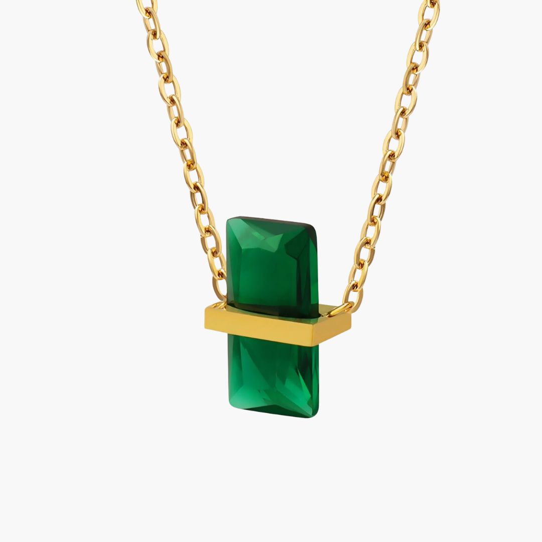 Gold Gaia Birthstone Necklace