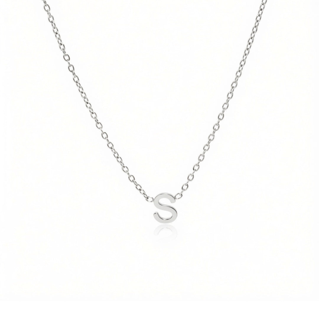 Gold Aria Initial Necklace