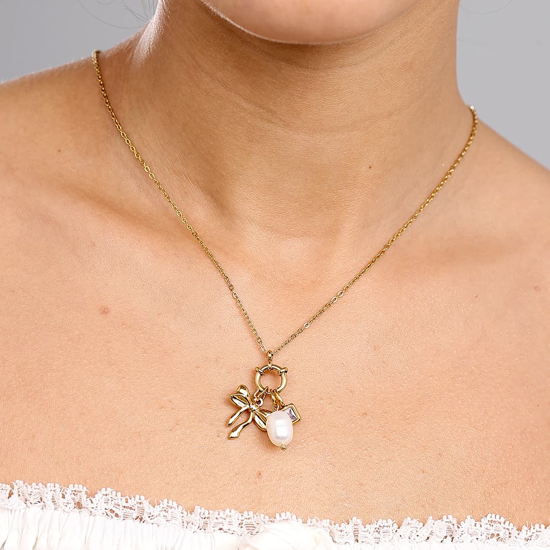 Gold Custom Collector Charm Necklace