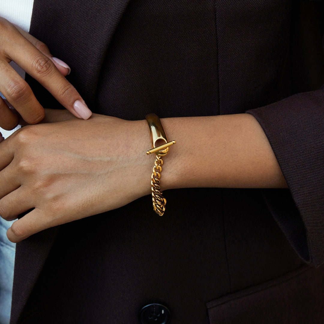 Gold Arden Link Bracelet