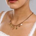 Gold Custom Charm Necklace