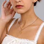 Gold Custom Dual Initial Necklace