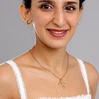 Gold Custom Dual Initial Necklace