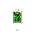 Gold Portia Birthstone Charm