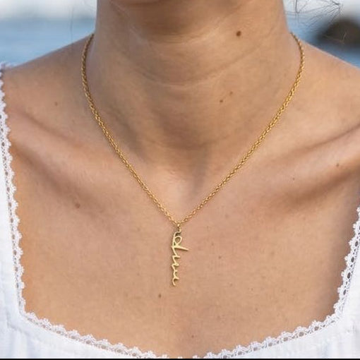 Gold Personalized Name Necklace
