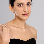 Gold Freshwater Pearl Necklace