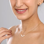 Gold Freshwater Pearl Necklace