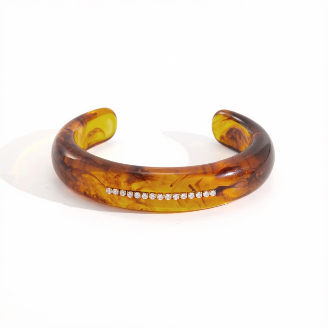 Gold Sia Cuff Bangle