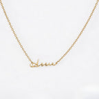 Gold Dainty Custom Name Necklace