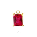 Gold Portia Birthstone Charm
