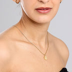 Gold Angel Number Necklace