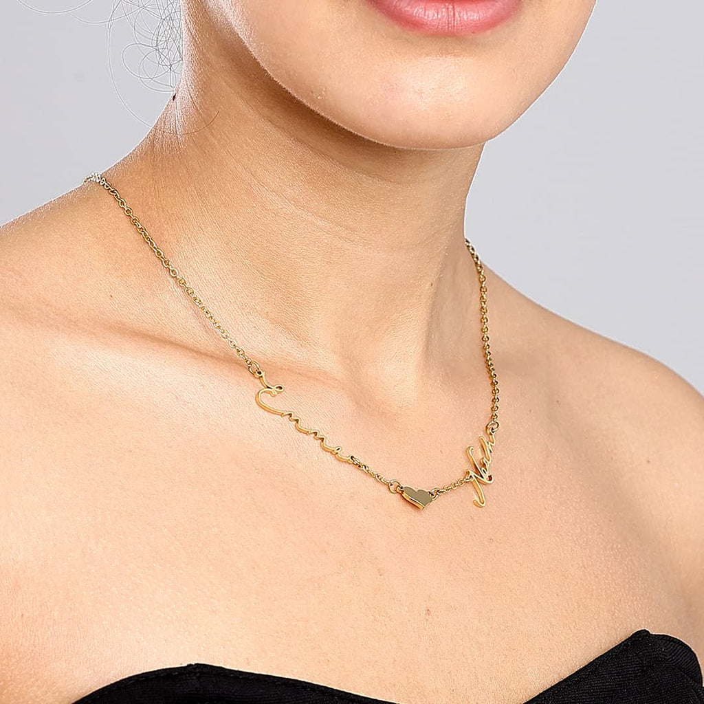 Gold Custom Lovelink Name Necklace