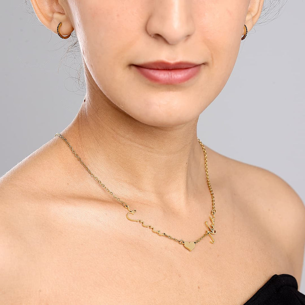 Gold Custom Lovelink Name Necklace
