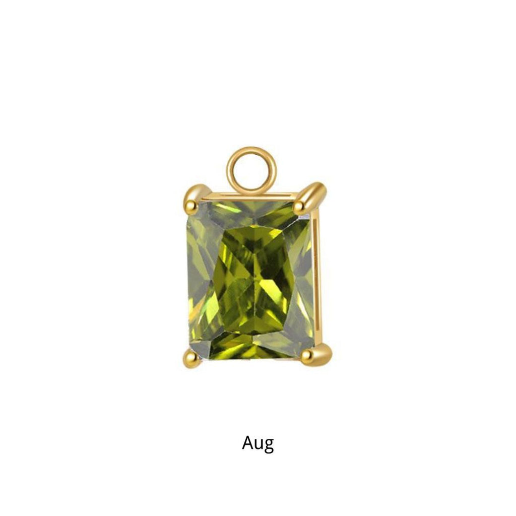 Gold Portia Birthstone Charm