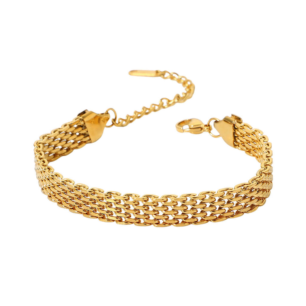 Gold Athena Chain Bracelet