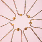 Gold Initial Tennis Bracelet