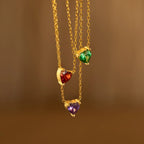 Gold Trueheart Birthstone Necklace