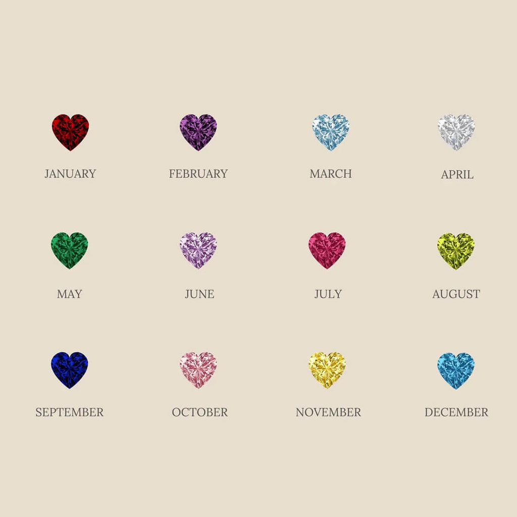 Gold Trueheart Birthstone Necklace