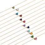 Gold Trueheart Birthstone Necklace