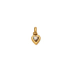 Gold Heart Birthstone Charms
